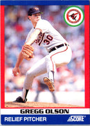 1991 Score 100 Superstars Gregg Olson