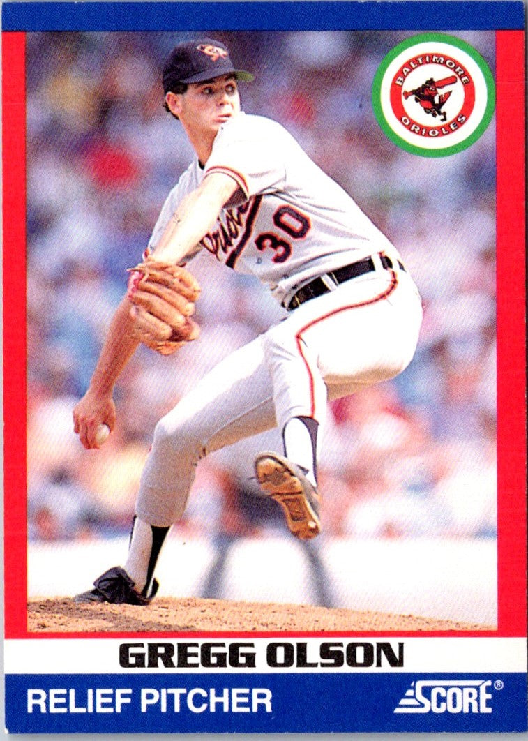 1991 Score 100 Superstars Gregg Olson