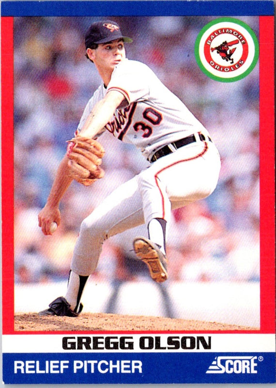 1991 Score 100 Superstars Gregg Olson #27