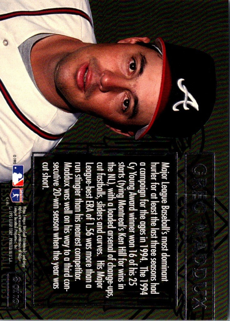 1995 Post Canadian Greg Maddux