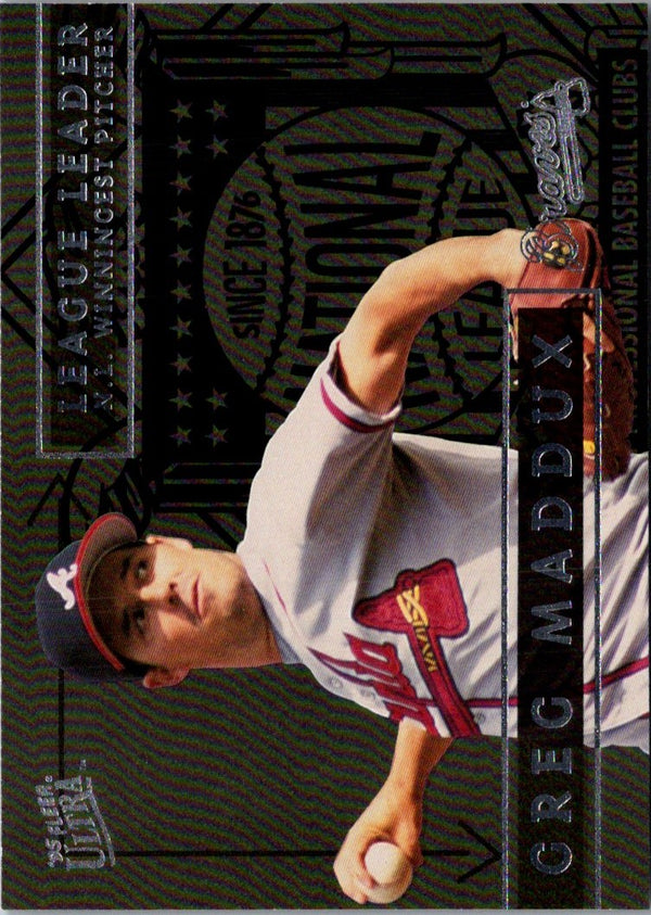 1995 Post Canadian Greg Maddux #16