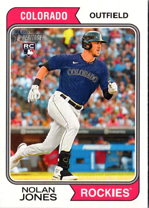 2023 Topps Heritage Nolan Jones #164 Rookie