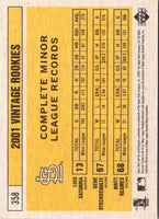 2001 Upper Deck Vintage Luis Saturria/Gene Stechschulte/Britt Reames #358