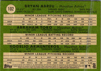 2020 Topps Heritage Bryan Abreu/Abraham Toro/Rogelio Armenteros #102 Rookie