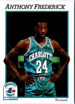 1991 Hoops Anthony Frederick #342 Rookie