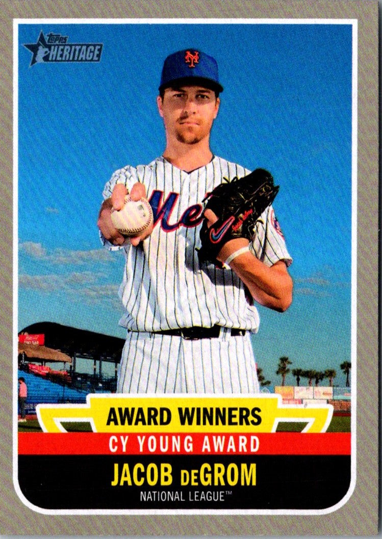 2019 Topps Heritage Award Winners Jacob deGrom