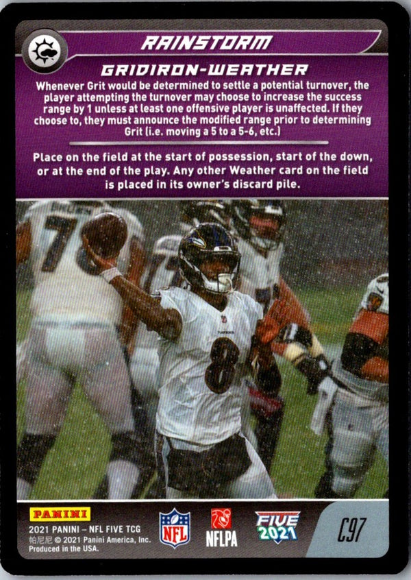 2021 Panini NFL Five Rainstorm #C97