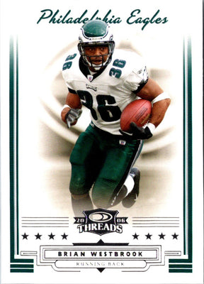 2006 Donruss Threads Brian Westbrook #114