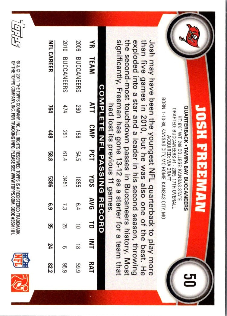 2011 Topps Josh Freeman
