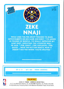 2020 Donruss Rated Rookies Zeke Nnaji