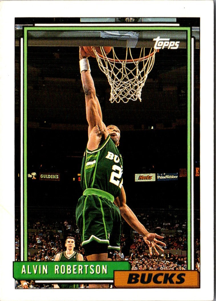 1992 Topps Alvin Robertson