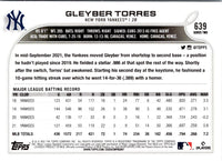 2022 Topps Gleyber Torres #639