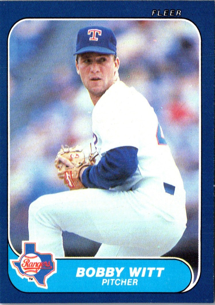 1986 Fleer Update Bobby Witt