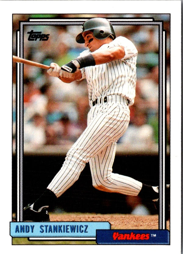 1992 Topps Traded Andy Stankiewicz #111T