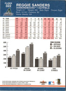 2001 Fleer Platinum Reggie Sanders