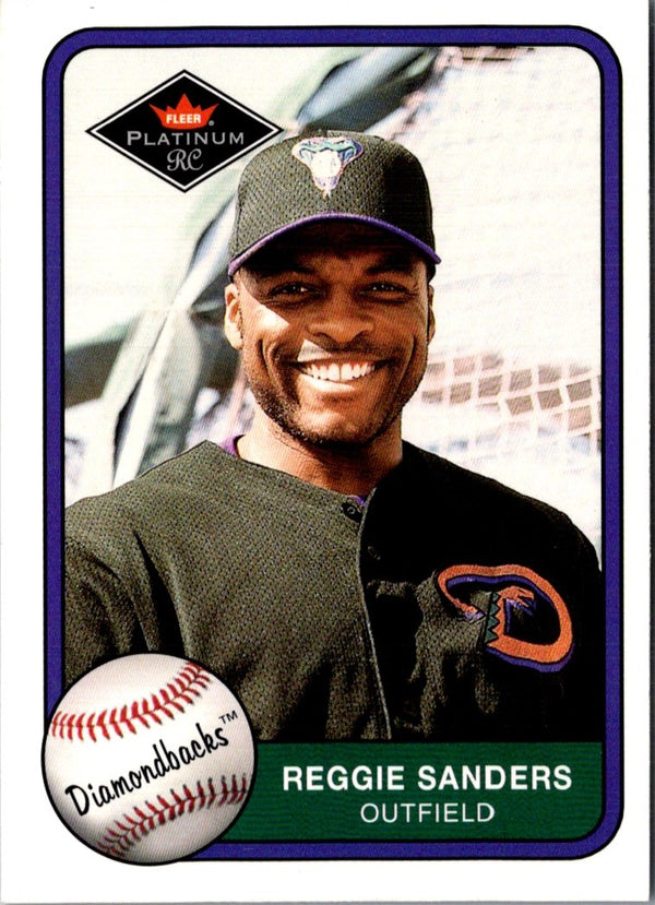 2001 Fleer Platinum Reggie Sanders #322