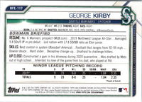 2021 Bowman 1st Edition George Kirby #BFE-117