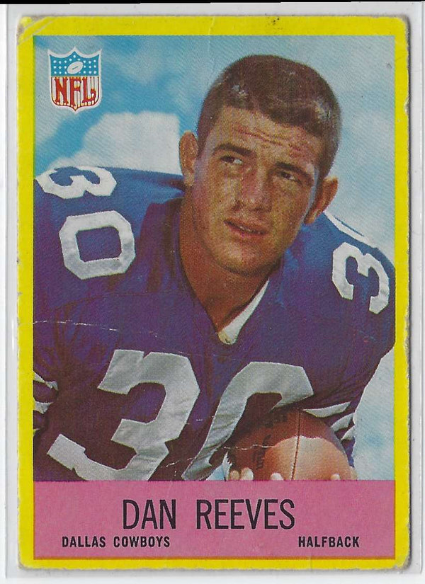 1967 Philadelphia Dan Reeves #58 Rookie