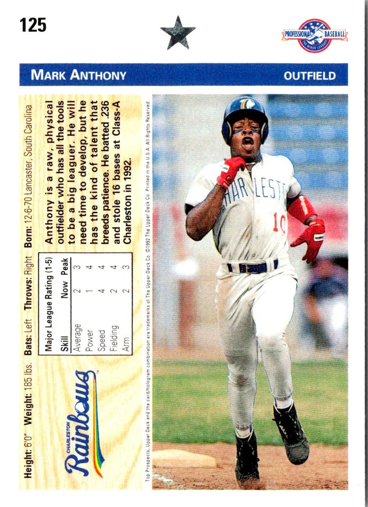 1992 Upper Deck Minors Mark Anthony