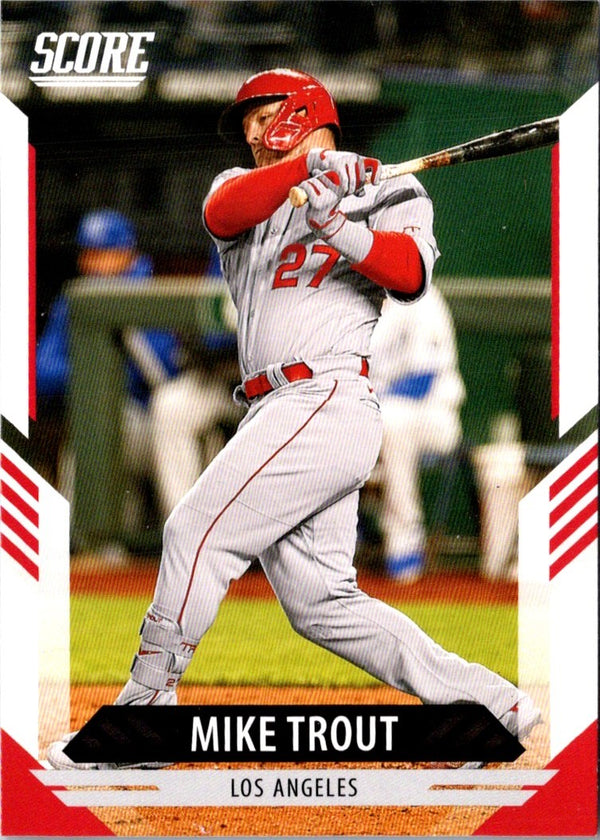 2021 Panini Chronicles Score Mike Trout #9