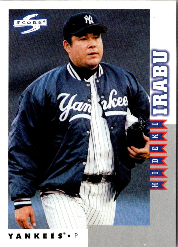 1998 Score Rookie & Traded Hideki Irabu #RT89