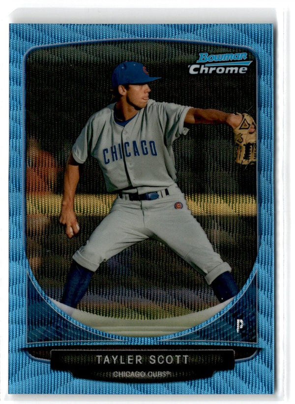 2013 Bowman Chrome Prospects Blue Wave Tayler Scott #BCP8