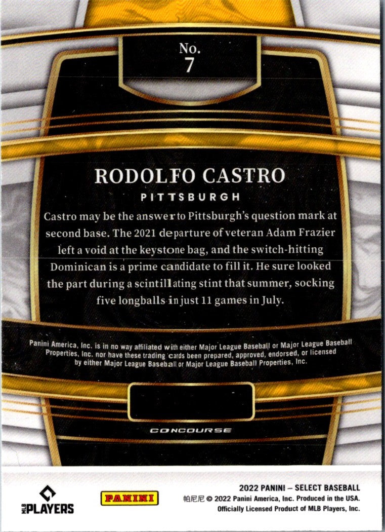 2022 Panini Select Rodolfo Castro