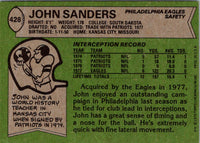 1978 Topps John Sanders #428 Rookie