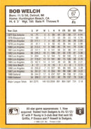 1990 Donruss Best of the AL Bob Welch