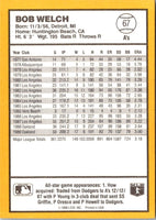 1990 Donruss Best of the AL Bob Welch #67