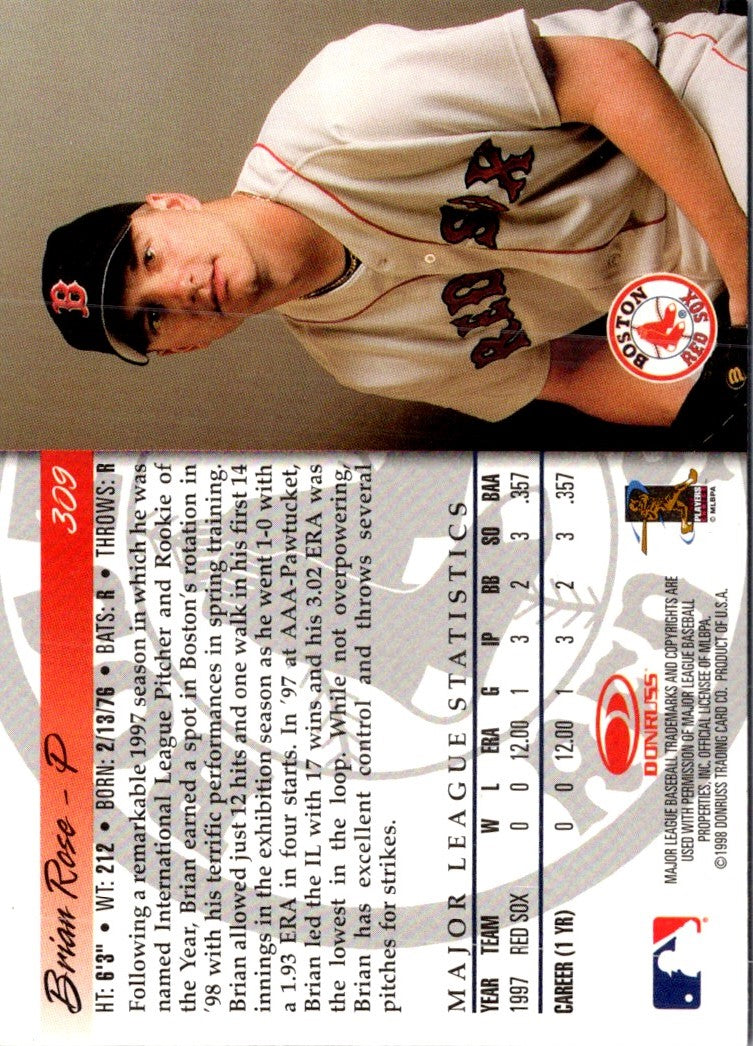 1998 Donruss Brian Rose