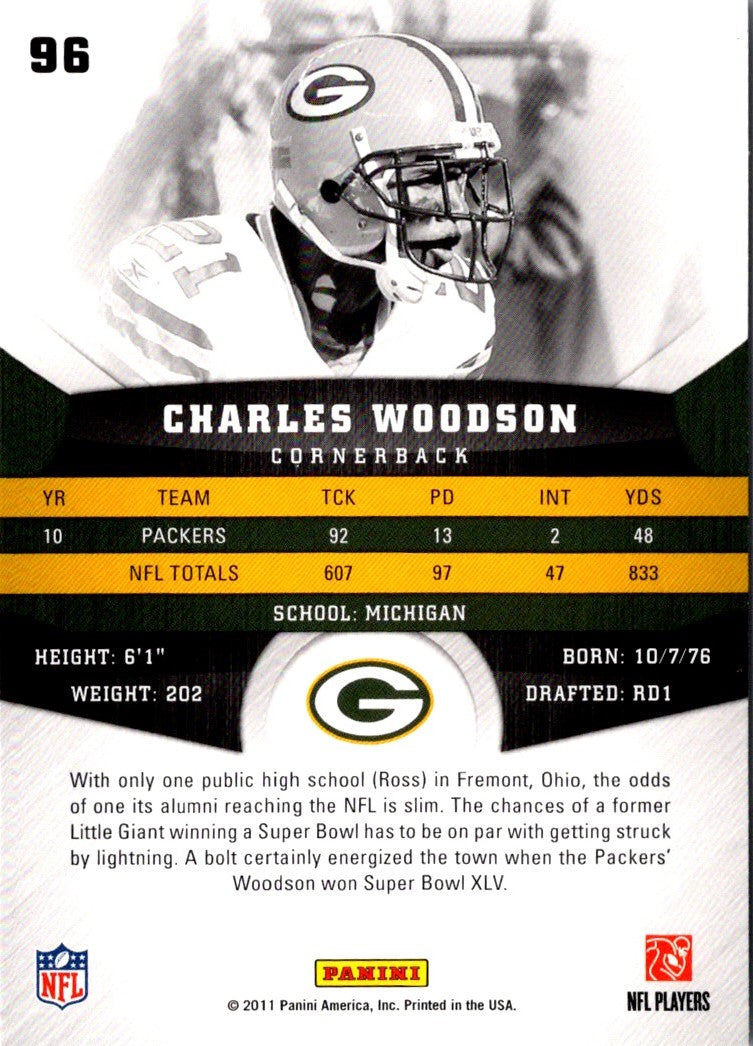 2011 Panini Gridiron Gear Charles Woodson