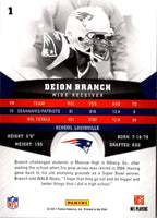 2011 Panini Gridiron Gear Deion Branch #1