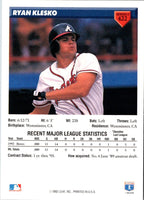 1993 Donruss Ryan Klesko #422