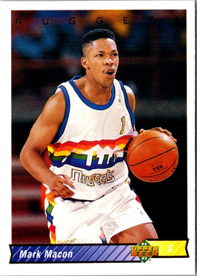 1992 Upper Deck Mark Macon #191