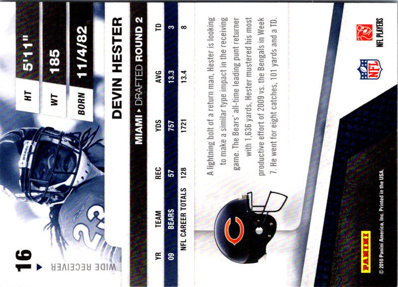 2010 Panini Devin Hester