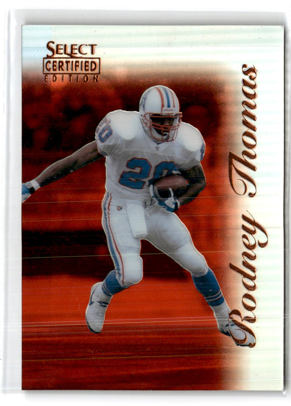 1996 Select Certified Mirror Red Premium Stock Rodney Thomas #23