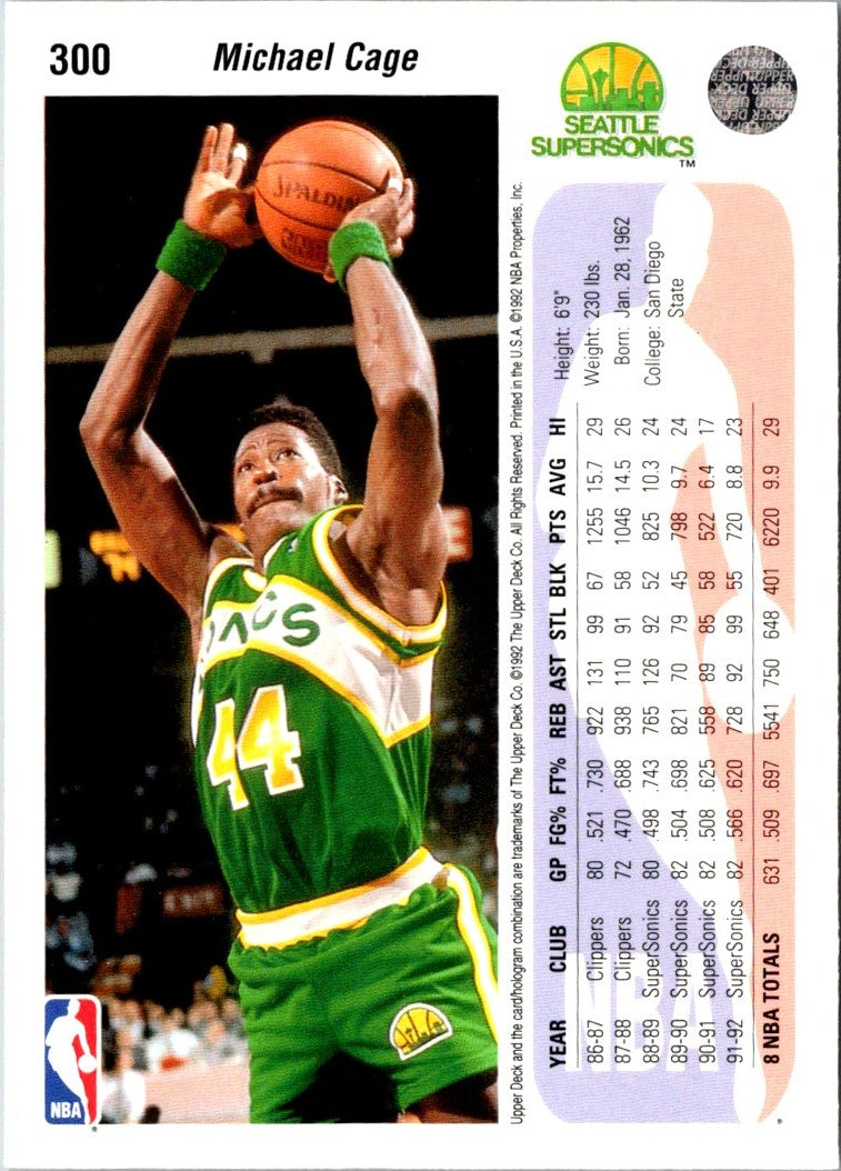 1992 Upper Deck Michael Cage