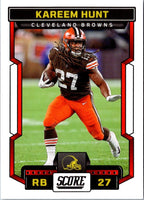 2023 Score Red Kareem Hunt #208