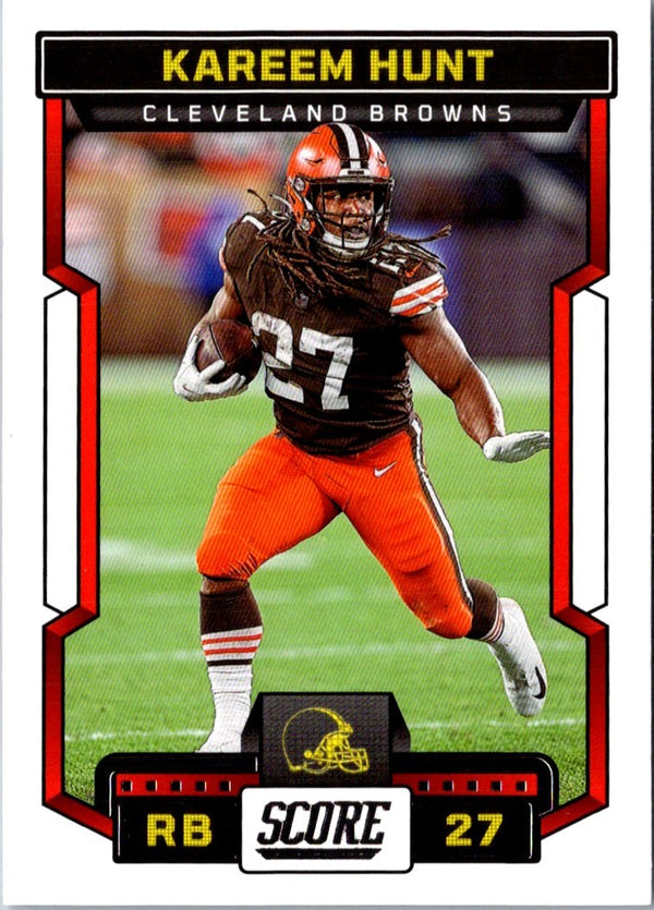 2023 Score Red Kareem Hunt #208