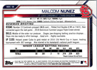2021 Bowman Draft Chrome Malcom Nunez #BDC-56