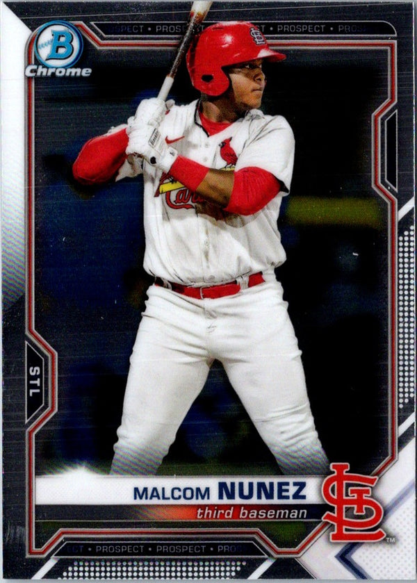 2021 Bowman Draft Chrome Malcom Nunez #BDC-56