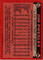 1986 Topps Jim Presley #598