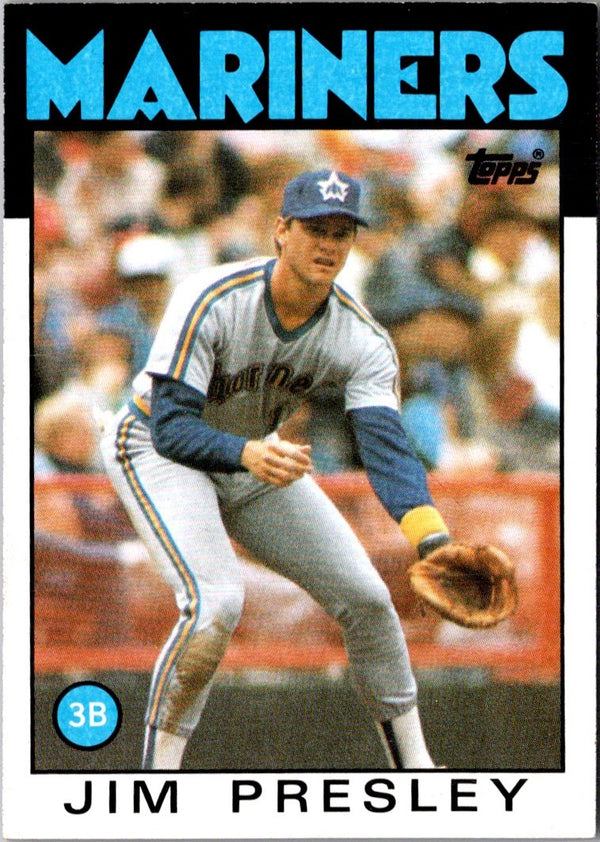 1986 Topps Jim Presley #598