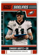 2018 Score Sidelines Red Carson Wentz