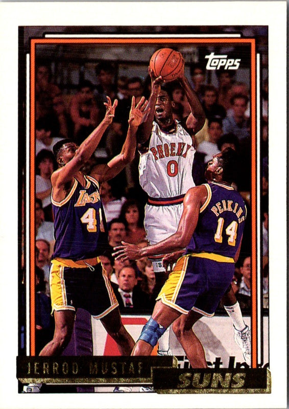 1992 Topps Gold Jerrod Mustaf #43