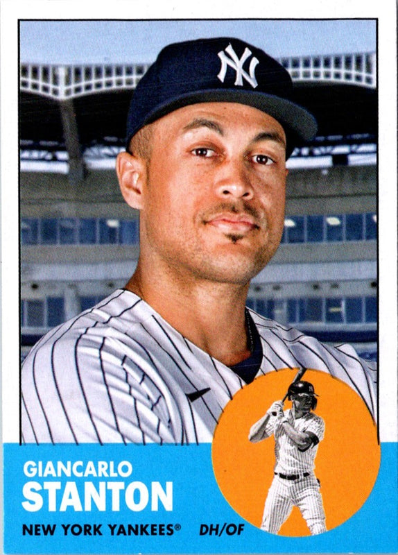 2021 Panini Contenders Blue Giancarlo Stanton #44