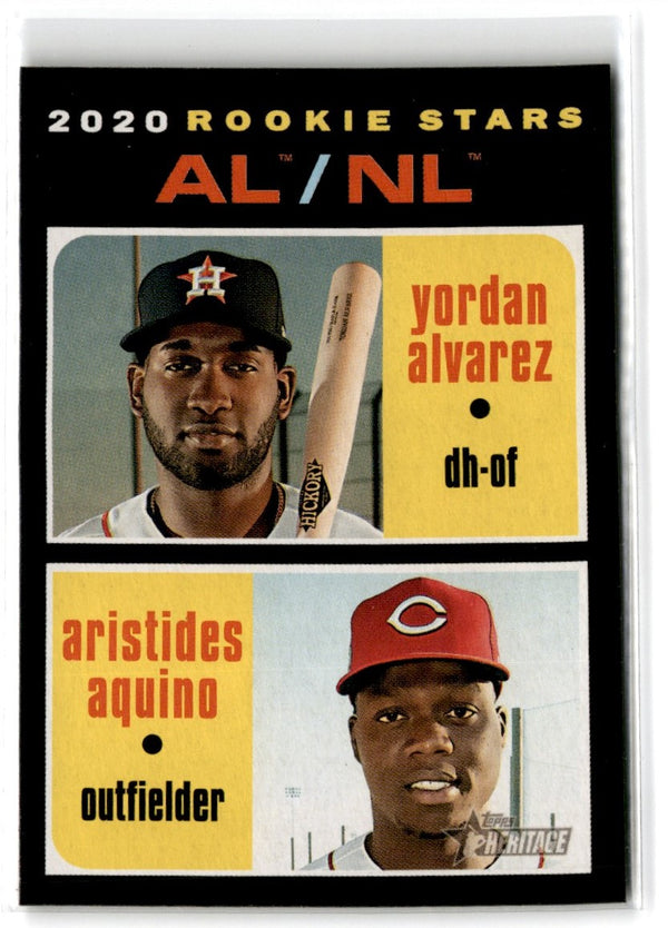 2020 Topps Aristides Aquino/ Yordan Alvarez #54