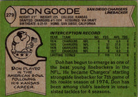 1978 Topps Don Goode #279