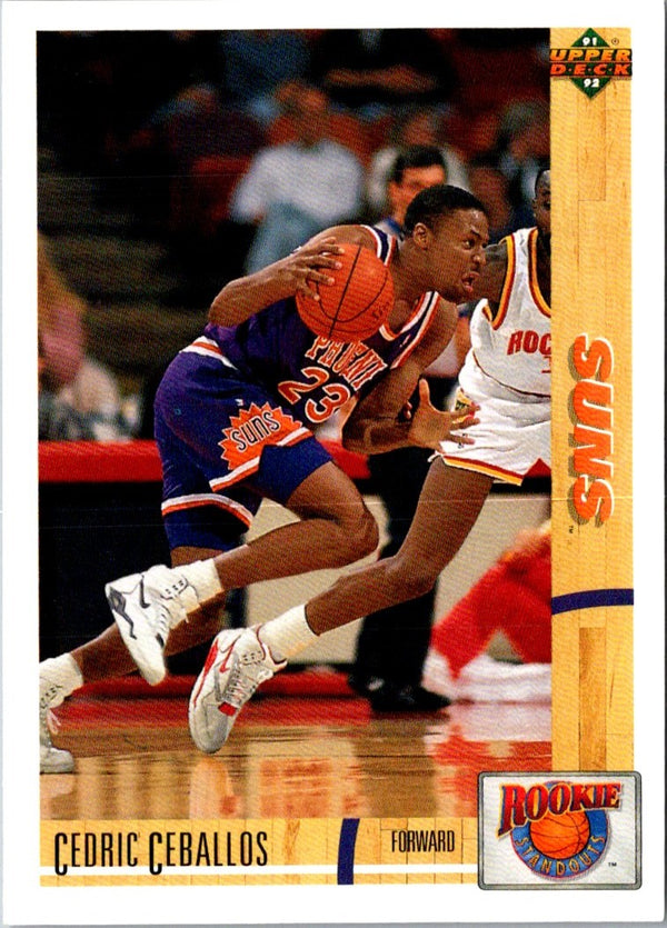 1991 Upper Deck Rookie Standouts Cedric Ceballos #R20